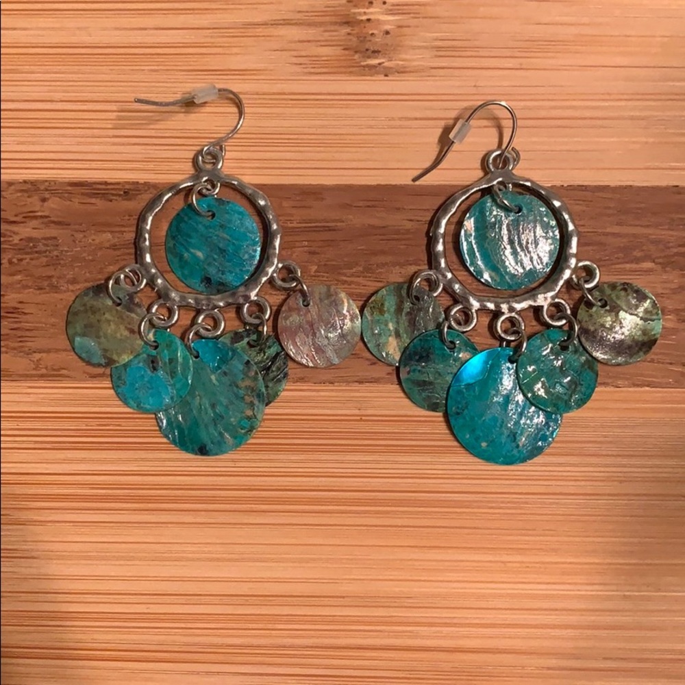 Turquoise Shell Earrings